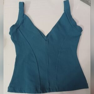 NEW VINT❤️‍🔥 WOT SHAPE UP WOMANS GORGEOUS GREEN WORKOUT TOP SIZE SMALL PERFECT
